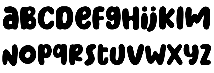 Merah Delima Font LOWERCASE