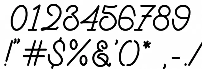 Merajhutte Reguler Font OTHER CHARS