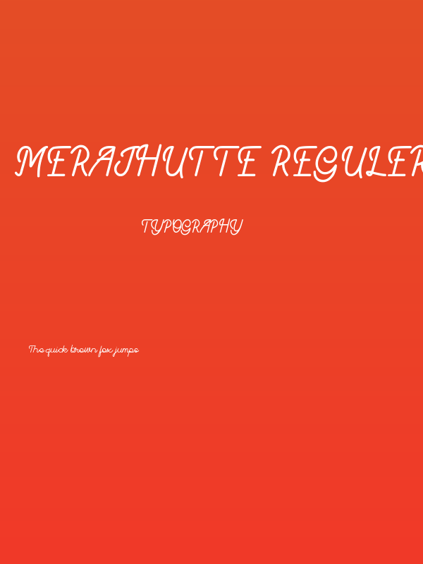 Merajhutte Reguler Poster