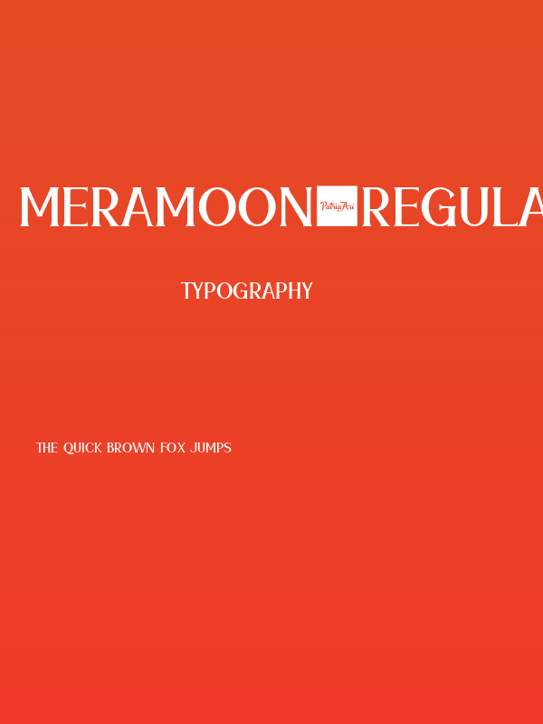 Meramoon-Regular Poster