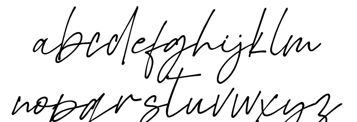 Merantau Font LOWERCASE