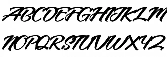 Meraphy Schriftart Groß
