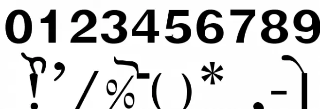 Merapunjab Font OTHER CHARS