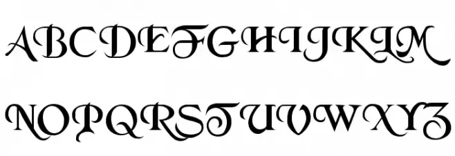 Merced Font UPPERCASE