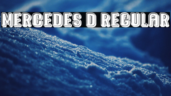 Mercedes 3D Regular Example 3