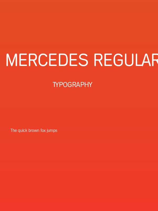 Mercedes Regular Poster