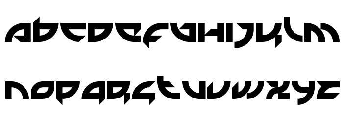 Mercenary Font LOWERCASE