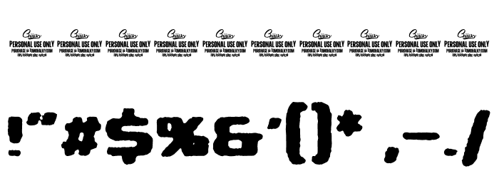 MerchandePrintSans-Regular Font OTHER CHARS
