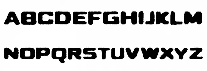 MerchandePrintSans-Regular 字体 大写