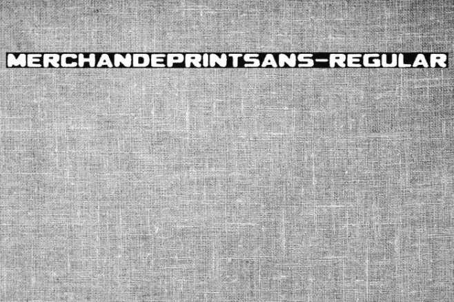 MerchandePrintSans-Regular Example 2