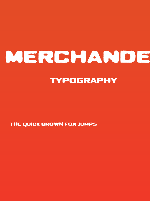 MerchandePrintSans-Regular Poster