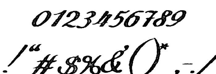 MerchandePrintScript-Rough Font OTHER CHARS