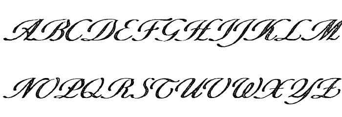 MerchandePrintScript-Rough Font UPPERCASE