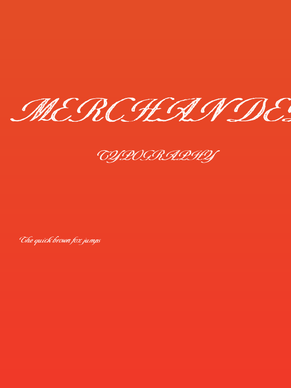 MerchandePrintScript-Rough Poster