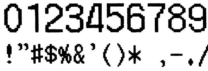 Merchant Copy Doublesize Font OTHER CHARS