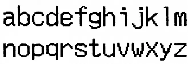 Merchant Copy Doublesize 字体 小写