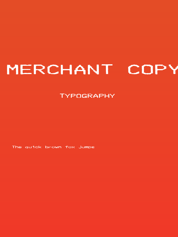 Merchant Copy Wide Poster