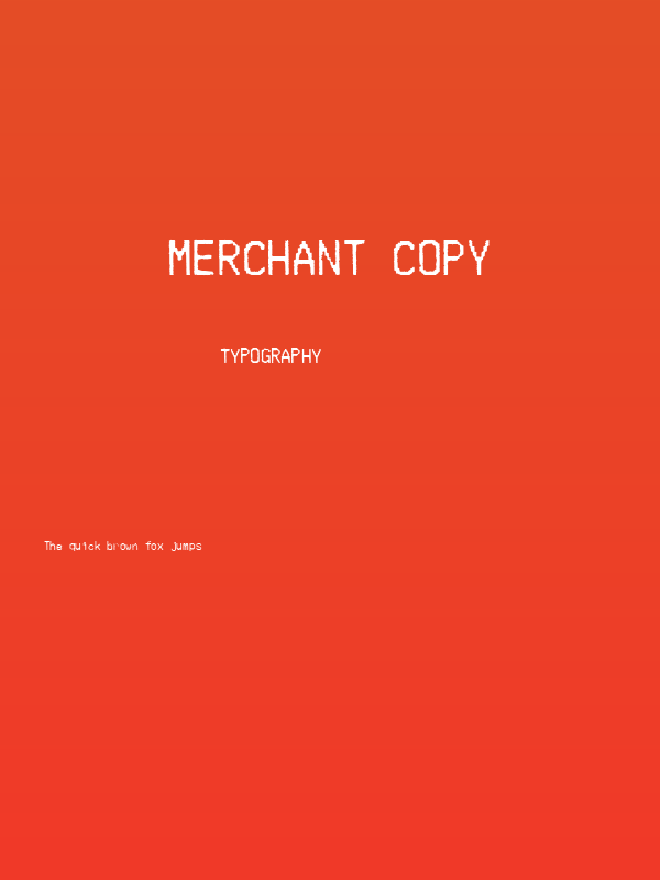 Merchant Copy Poster