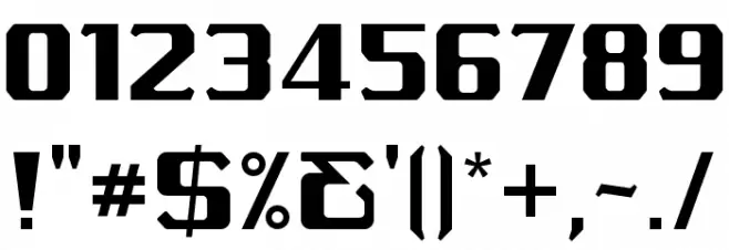 Merchantry Font OTHER CHARS