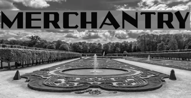 Merchantry Font examples