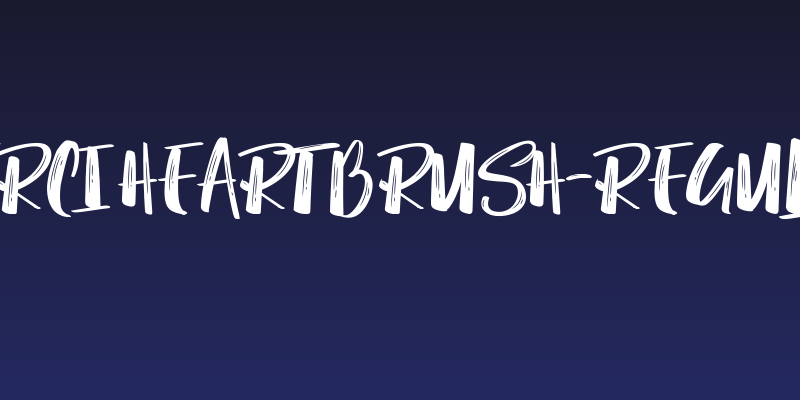 Merci Heart Brush-Regular Social Header