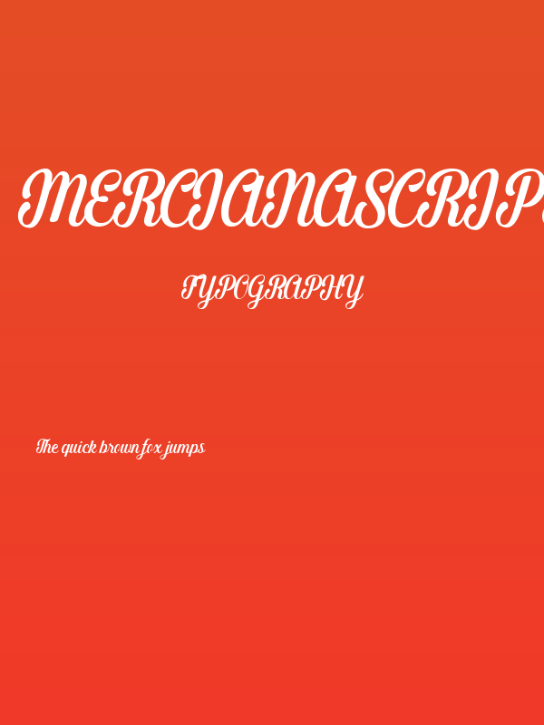 MercianaScript Poster