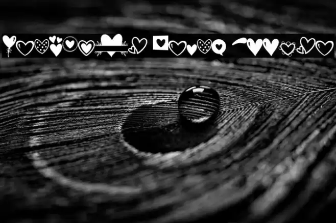 Merciful Heart Doodle Font examples