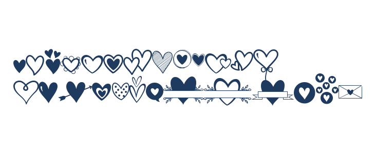 Merciful Heart Doodle Lowercase