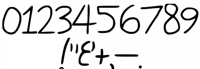 Mercles Regular Font OTHER CHARS