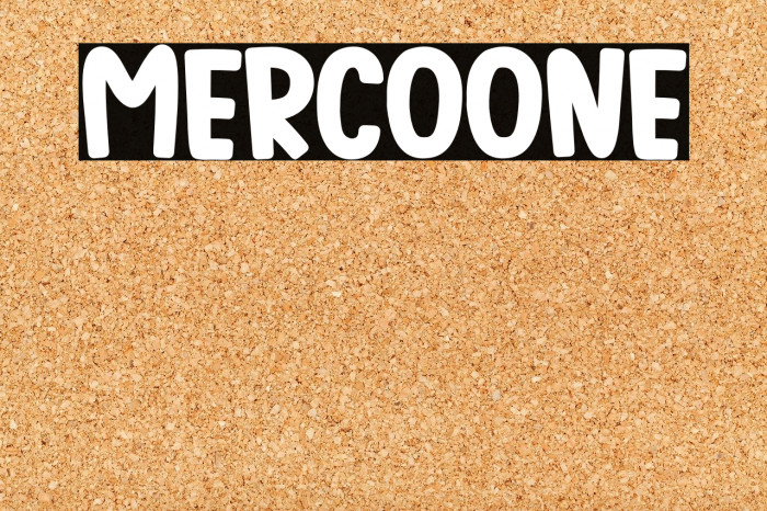 Mercoone Font examples