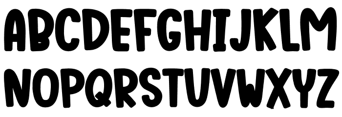 Mercoone Font LOWERCASE