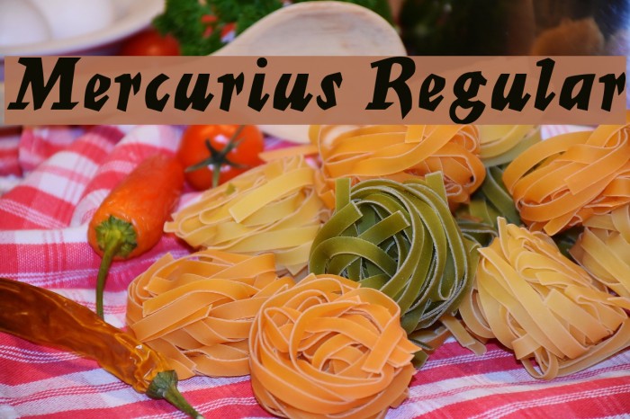 Mercurius Regular Example 1