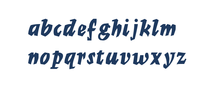 Mercurius Regular Lowercase