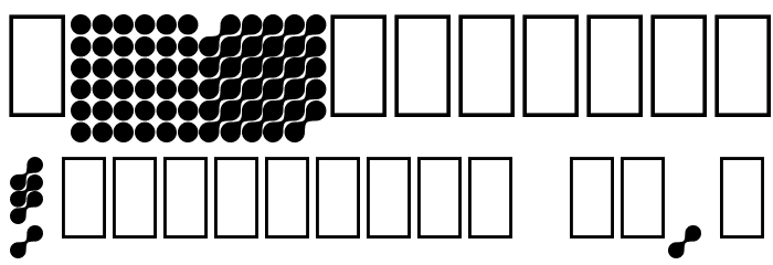 Mercury Blob Font OTHER CHARS