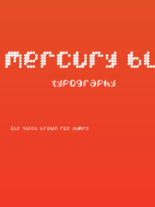 Mercury Blob Poster