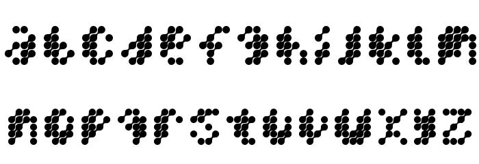 Mercury Blob Font LOWERCASE