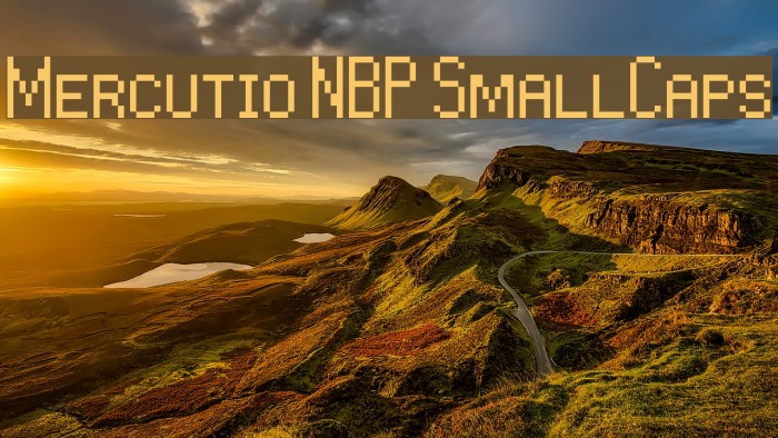 mercutio nbp smallcaps 字体