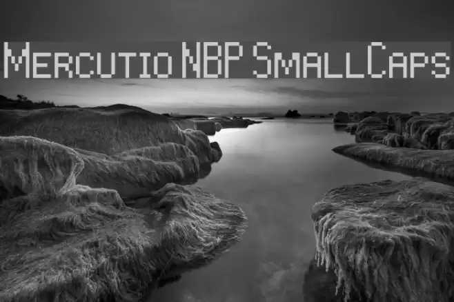 Mercutio NBP SmallCaps Font examples