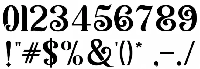 Mercy Christole Font OTHER CHARS