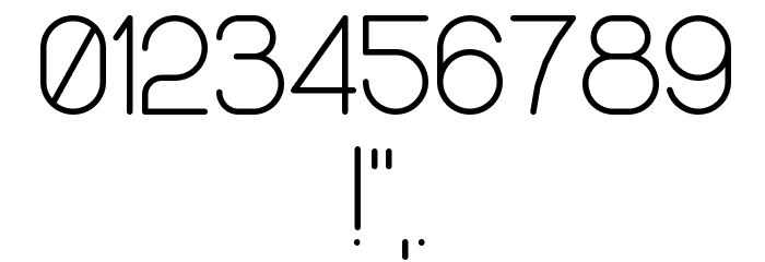 Mercy Regular Font OTHER CHARS