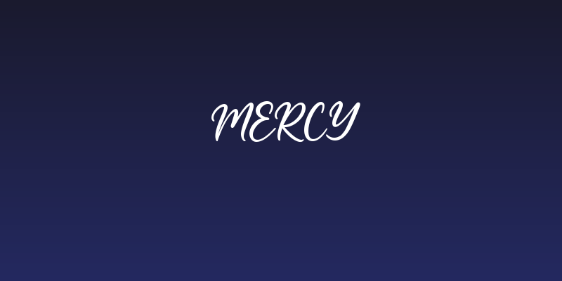 Mercy Social Header