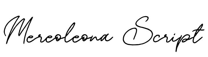 Mereoleona Script  Frei Schriftart Herunterladen