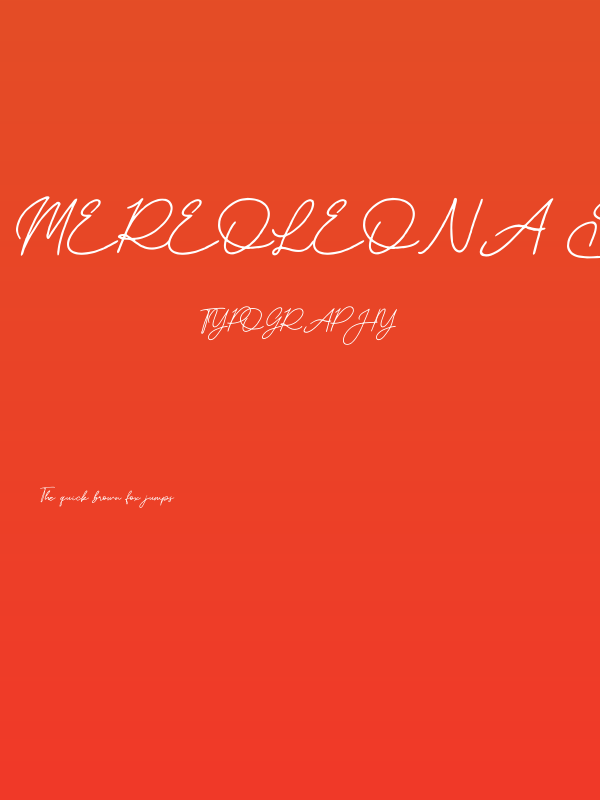 Mereoleona Script Poster