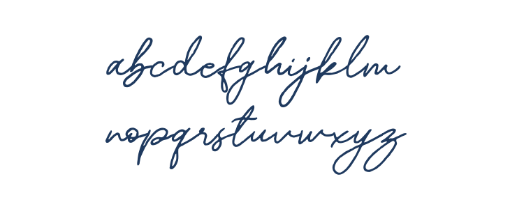 Mereoleona Script Lowercase