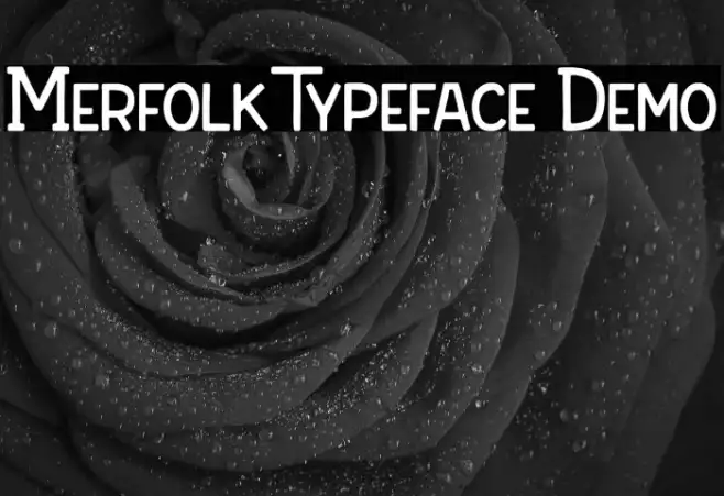 Merfolk Typeface Demo Example 1