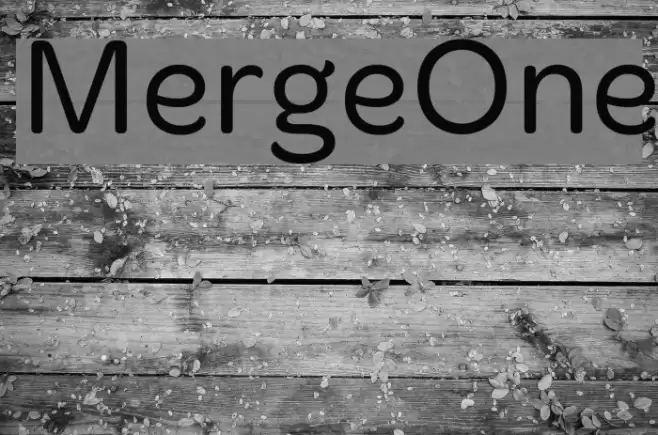 Merge One Fonte examples