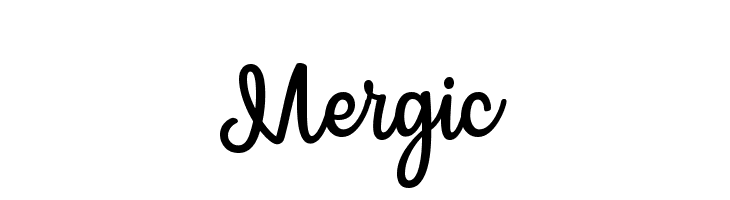 Mergic  Frei Schriftart Herunterladen