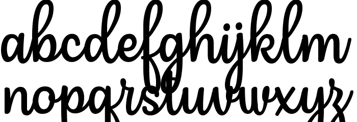 Mergic Font LOWERCASE