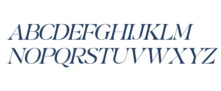 Mergila DEMO VERSION Italic Uppercase