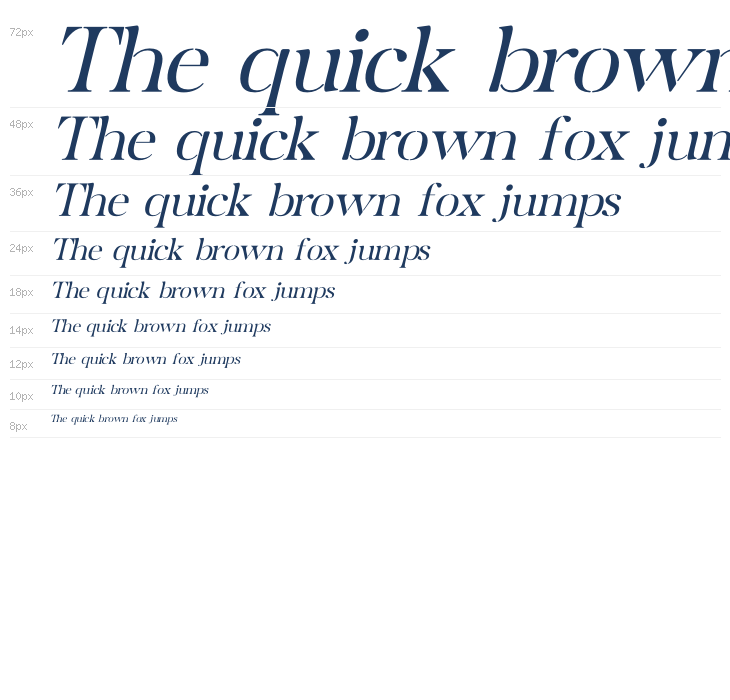 Mergila DEMO VERSION Italic Waterfall